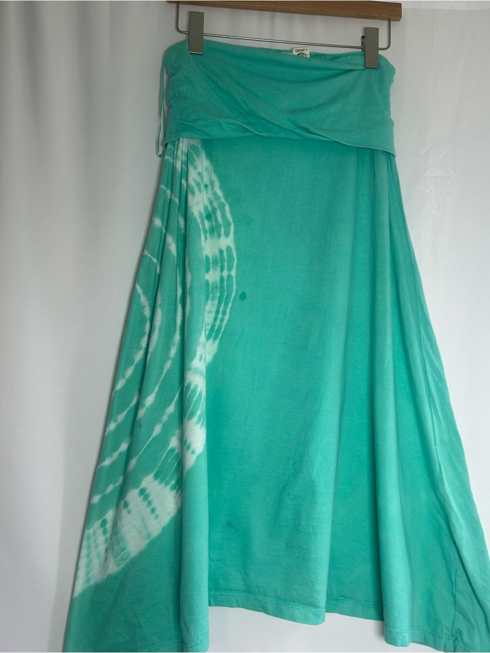Y2K Turquoise Tie-Dye Dress - Women